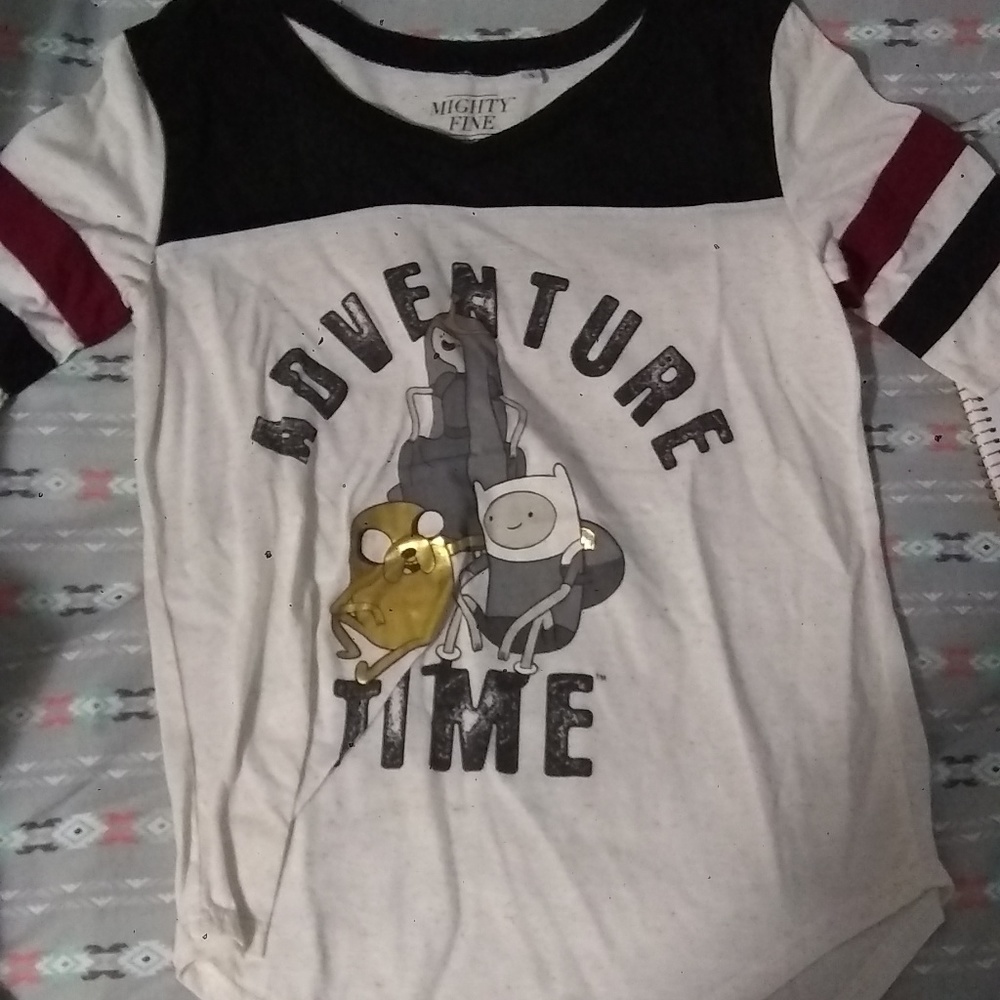 adventure time graphic tee shirt